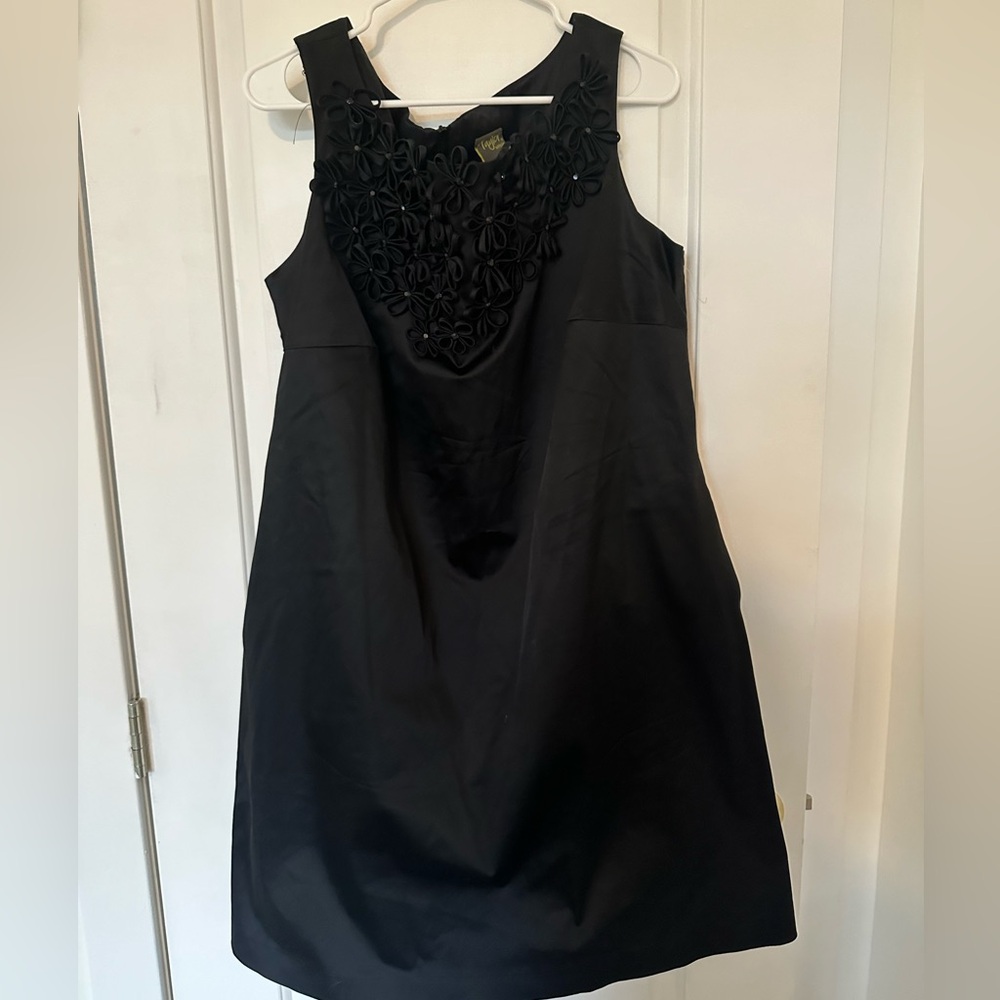 Black Taylor dress with pockets